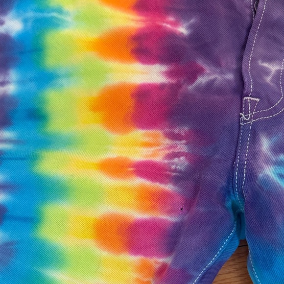 Colorful Tie-Dye vintage Levi Jeans - Picture 5 of 5